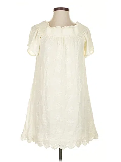 Pre-owned Joy Joy Casual Dress In White