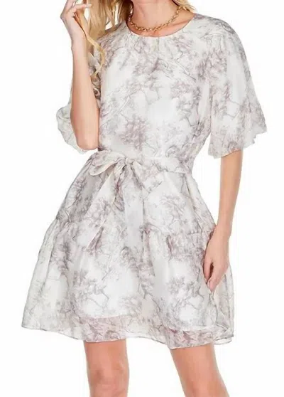 Joy Joy Country Cottage Dress In Multi In White