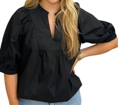 Joy Joy Edith Top In Black