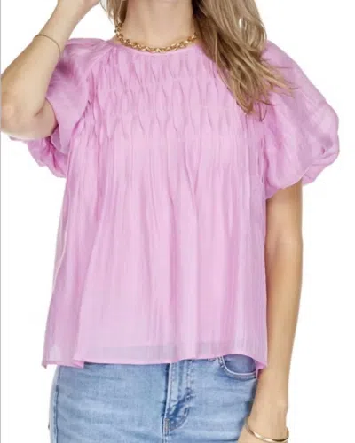 Joy Joy Front Tuck Top In Pink