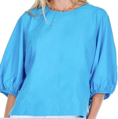 Joy Joy Gored Top In Sfa In Blue
