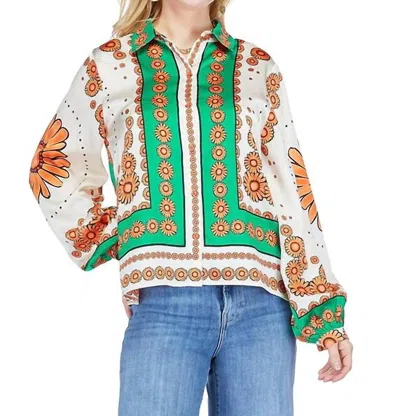 Joy Joy Groovy Blouse In Sunflower In Yellow