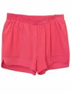 Joy Joy Josie Pull On Shorts In Pink In Pink