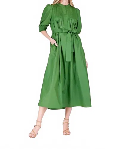 Joy Joy Melanie Midi Dress In Grass In Multi