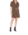 Joy Joy Peasant Dress In Ethnic Embroidery In Multi