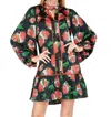 Joy Joy Poppy Moons Dress In Red/ Green In Black