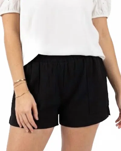 Joy Joy Raven Pull On Short In Black