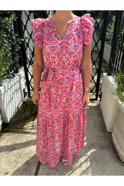 Joy Joy Sadie Maxi Dress In Multi