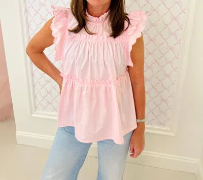 Joy Joy Sandra Top In Pink