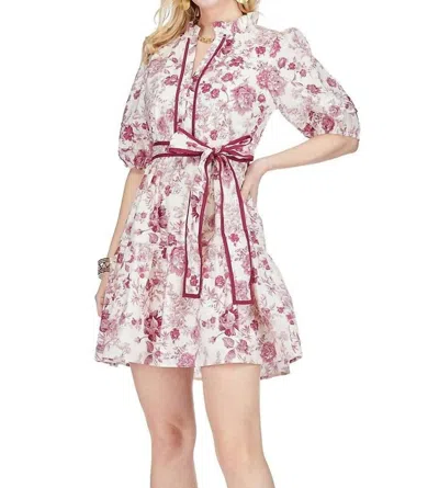 Joy Joy Women's Austin Dress In Maroon Rose In Pink