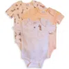 Joy Just Organic You Assorted 3-pack Organic Cotton Bodysuits