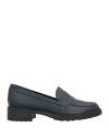 Joy Milano Woman Loafers Midnight Blue Size 8 Soft Leather In Blue