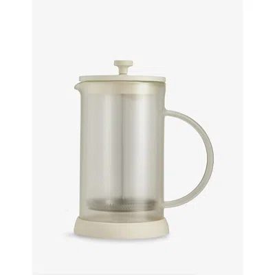 Joy Resolve White Press And Pour Borosilicate-glass Cafetière 1000ml