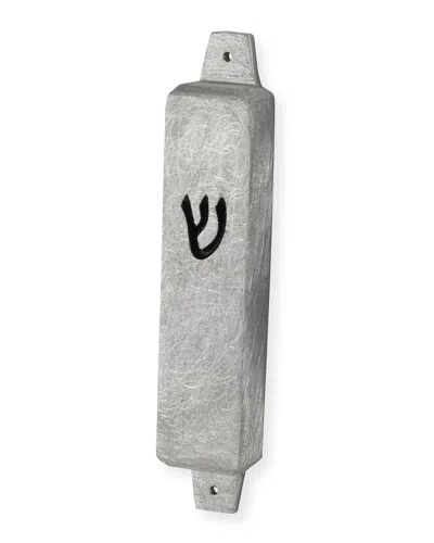 Joy Stember Metal Arts Studio Small Lillian Mezuzah In Sanded