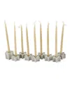 Joy Stember Metal Arts Studio Star Menorah In Pewter