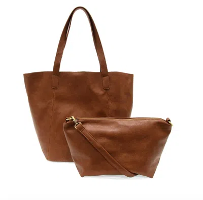 Joy Susan Carryall Tote In Saddle In Brown