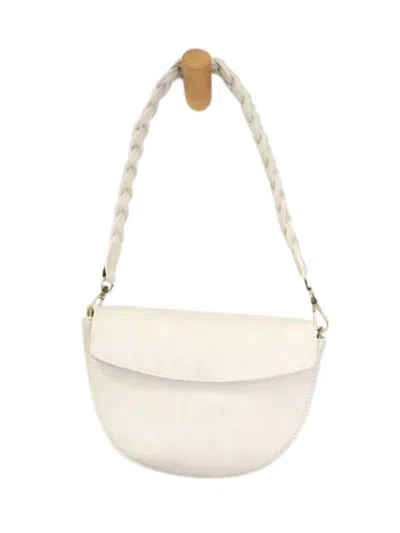 Joy Susan Luna Crossbody Bag In White