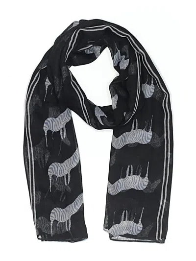 Pre-owned Joy Susan Scarf In Black