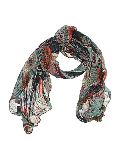 Pre-owned Joy Susan Scarf In Teal