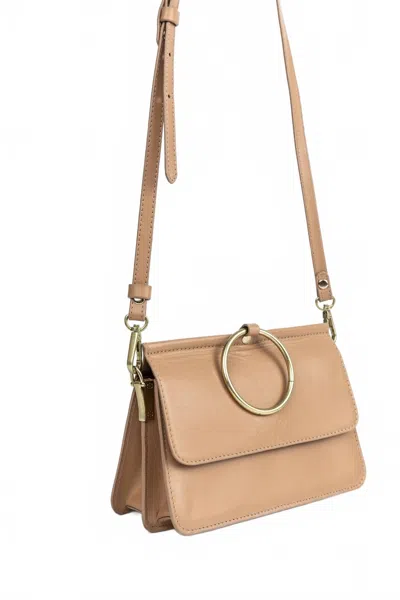 Joy Susan Women's Aria Ring Wristlet Bag In Tan In Brown