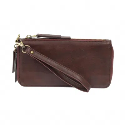 Joy Susan Women's Chloe Zip Wallet In Wine In Burgundy