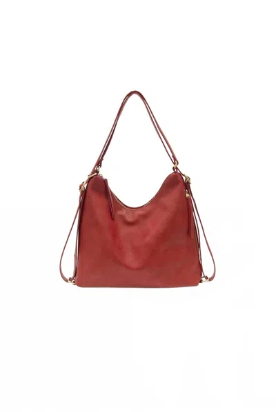 Joy Susan Women's Drew Convertible Backpack In Ruby In Brown
