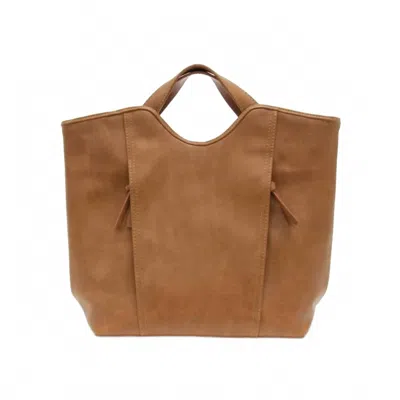 Joy Susan Women's Emily Double Zip Tote Bag In Hazelnut In Brown
