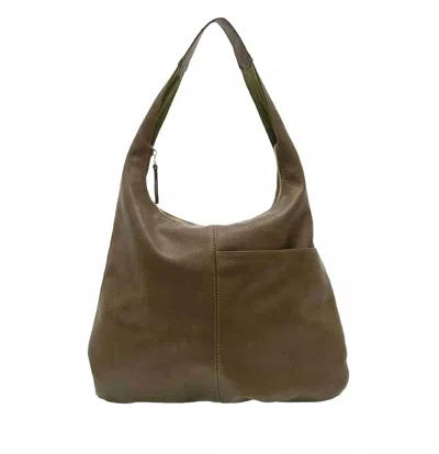 Joy Susan Women's Harley Studded Hobo In Olive In Brown
