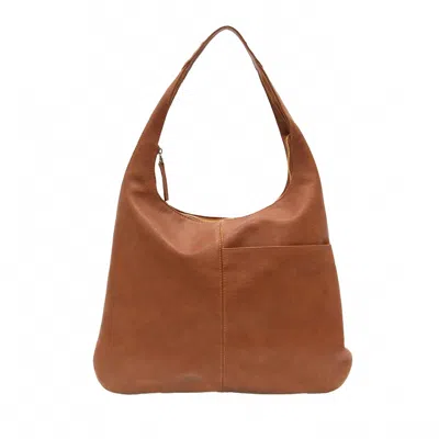 Joy Susan Women's Harley Studded Hobo In Saddle In Brown