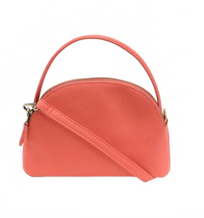 Joy Susan Women's Larissa Double Zip Crossbody Bag In Coral In Pink