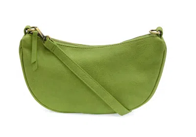 Joy Susan Women's Miranda Crescent Crossbody Bag In Lime In Green