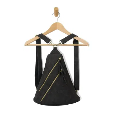 Joy Susan Women's Peyton Convertible Backpack In Black In Blue