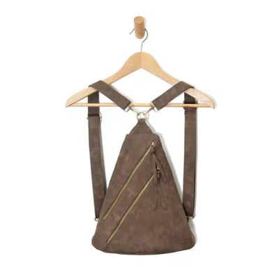 Joy Susan Women's Peyton Convertible Backpack In Taupe In White