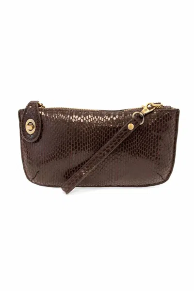 Joy Susan Women's Python Wristlet Clutch In Fresh Colors And Sleek In Multi