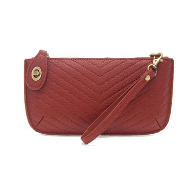 Joy Susan Women's Quilted Mini Crossbody Purse In Garnet In Burgundy