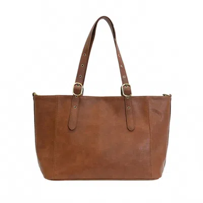 Joy Susan Women's Shelby Studded Tote Bag In Saddle In Brown