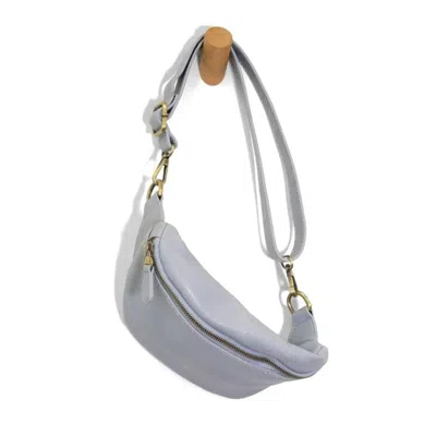 Joy Susan Women's Shiloh Sling Bag In Periwinkle In White