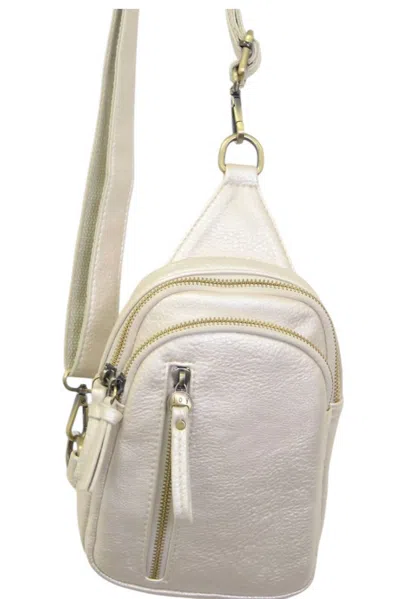 Joy Susan Women's Skyler Sling Bag In Metallic Pearl In Multi