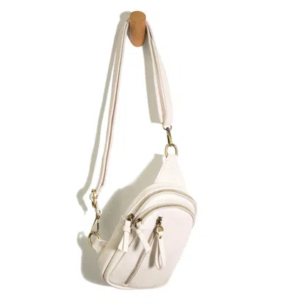 Joy Susan Women's Skyler Sling Bag In White
