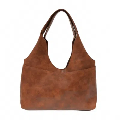 Joy Susan Women's Val Vegan Leather Hobo Bag In Rustic Brown