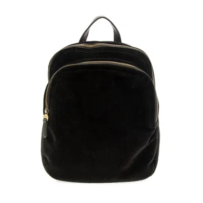 Joy Susan Women's Velvet Frankie Backpack In Black