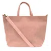 Joy Susan Women's Woven Convertible Shopper Bag In Pink Blossom In Multi