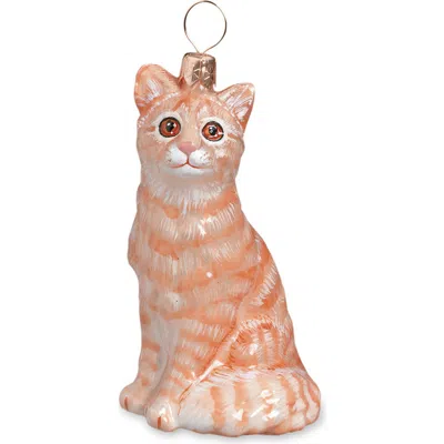 Joy To The World Collectibles 'american Shorthair' Cat Ornament In Brown