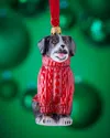 Joy To The World Collectibles Bernese Mountain Dog In Aran Sweater Christmas Ornament In Multi