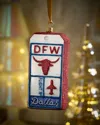 Joy To The World Collectibles Dallas Luggage Tag Christmas Ornament In Multi