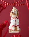 Joy To The World Collectibles Goldendoodle In Christmas Pajamas Ornament