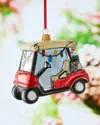 Joy To The World Collectibles Holiday Golf Cart Christmas Ornament In Multi