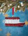 Joy To The World Collectibles Neiman Marcus Crystal Duffy Boat Christmas Ornament In Multi