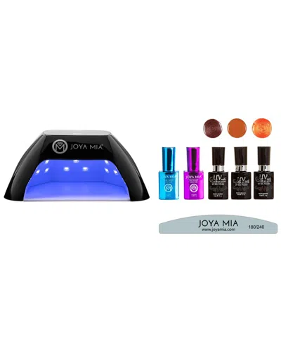 Joya Mia Gel Nail Polish Starter 7pc Kit With Led Lamp And 3 Colors In Transparent