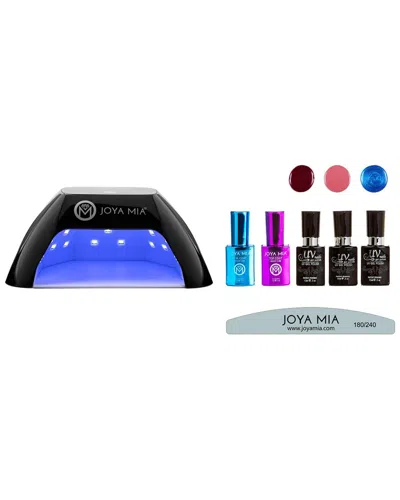 Joya Mia Gel Nail Polish Starter 7pc Kit With Led Lamp And 3 Colors In Transparent